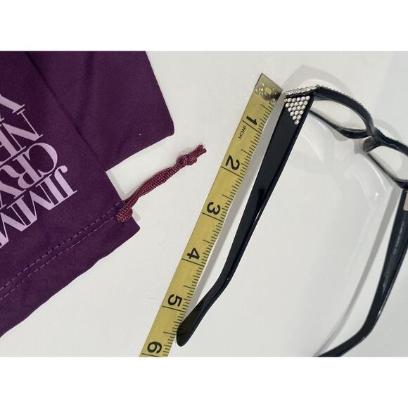 jimmy crystal New York glasses Farm black studded main image 8